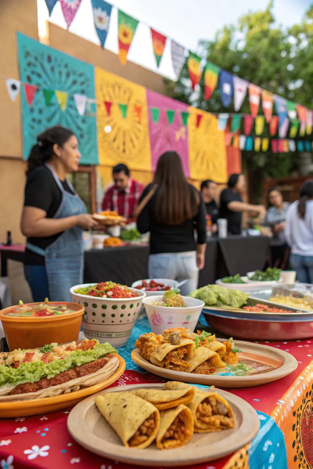 Add some spice with a colorful Mexican fiesta theme.