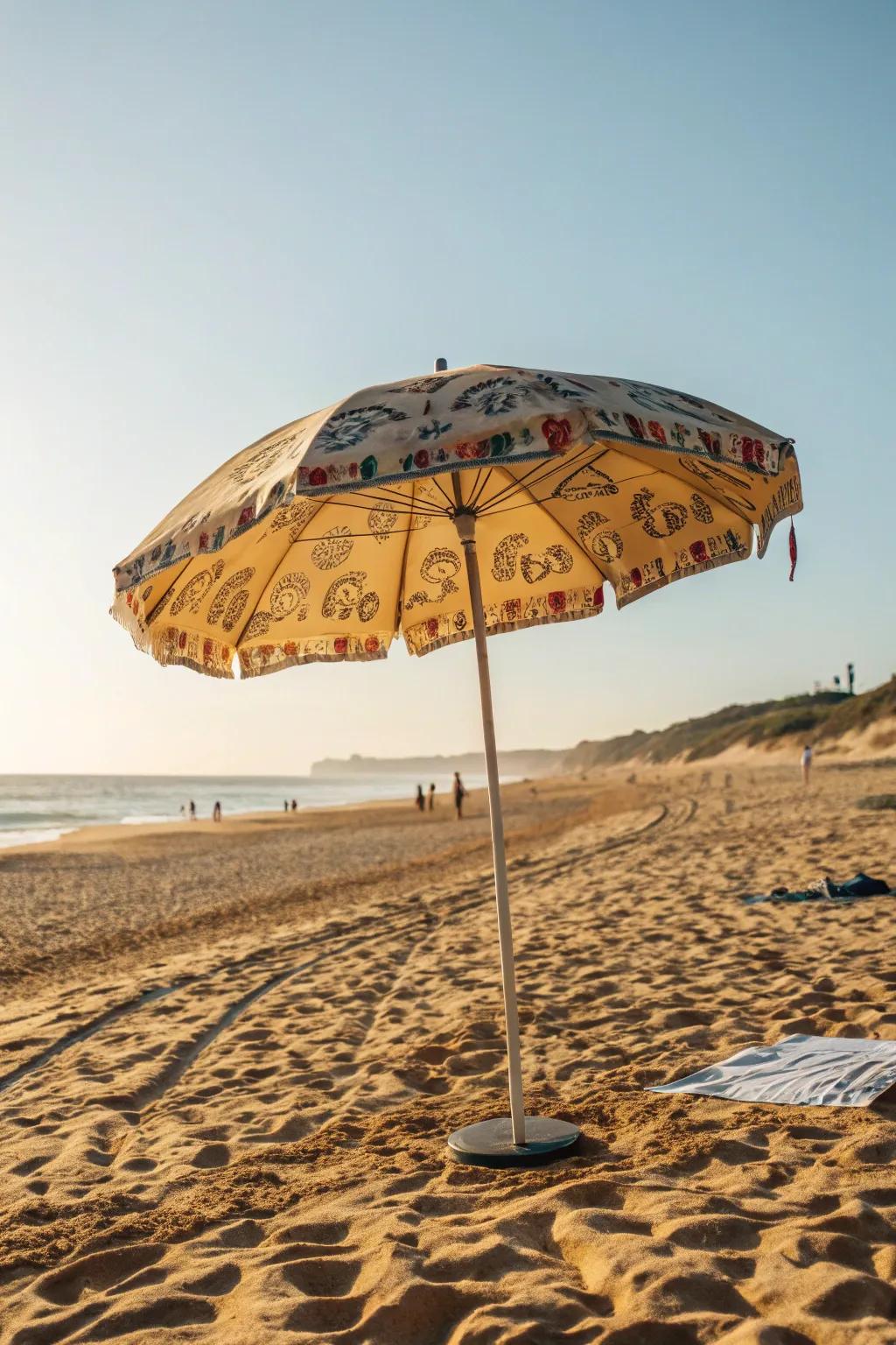 Personalized designs make your umbrella uniquely yours.