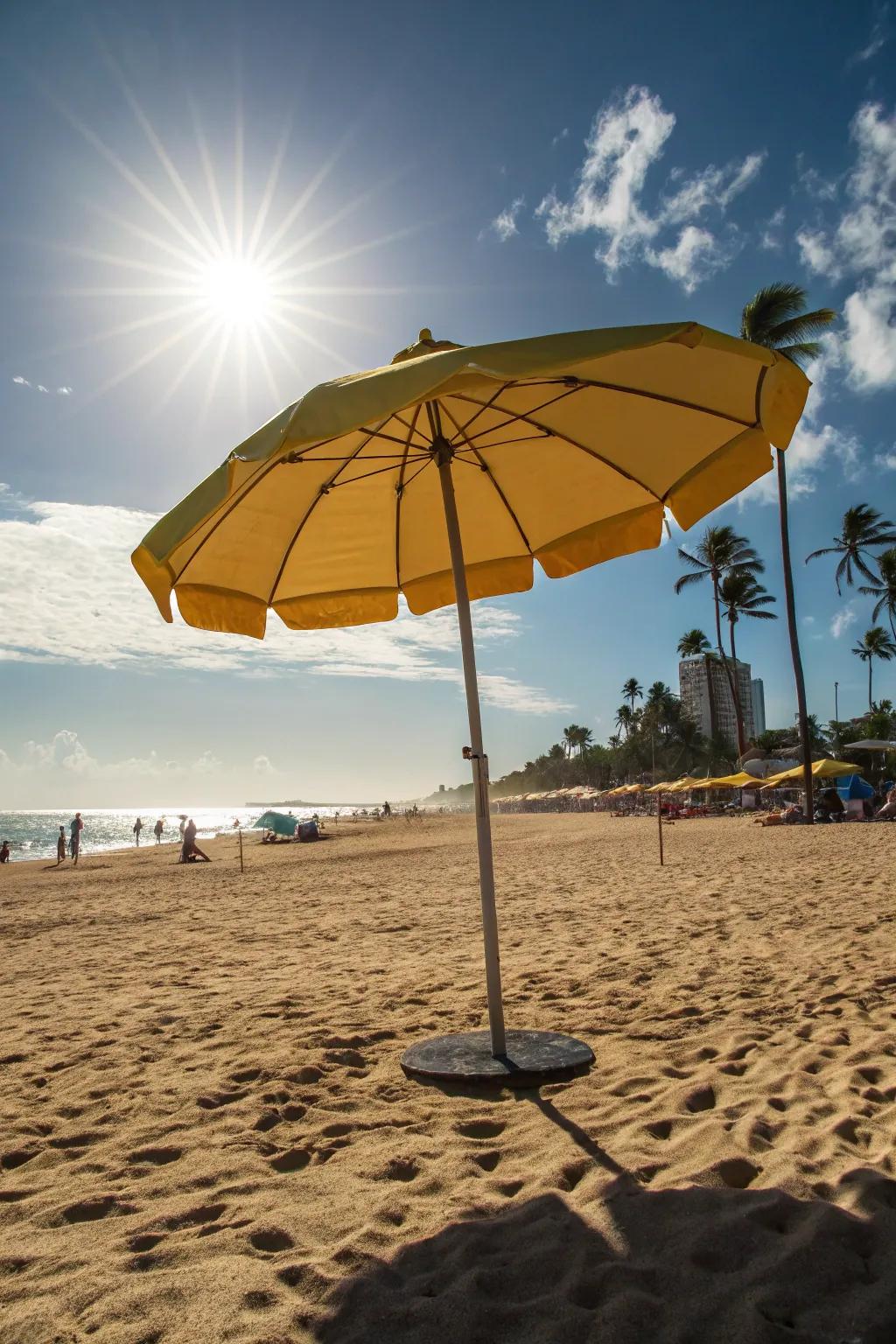 UV protection umbrellas for safe sun enjoyment.