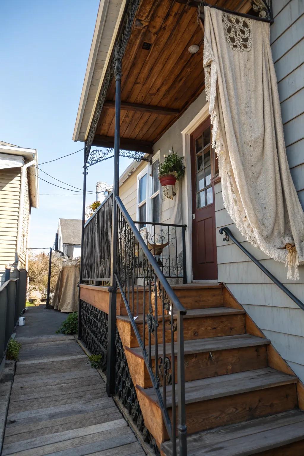 Mixing textures adds depth and visual interest.