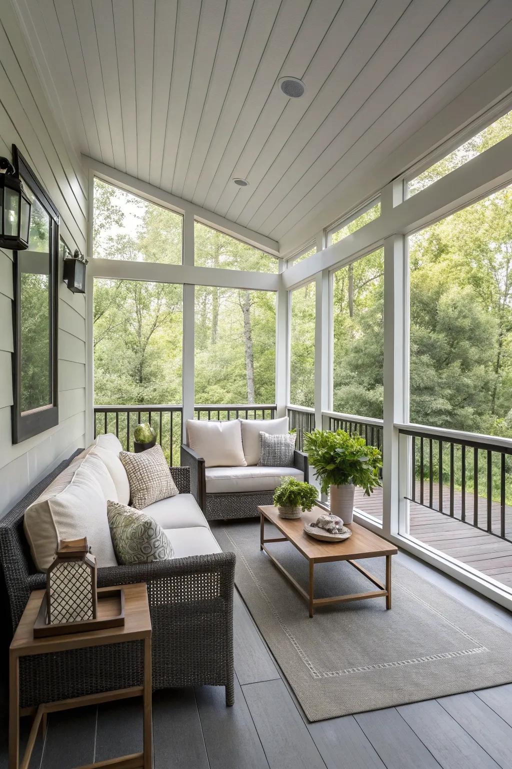 Achieve modern elegance with minimalistic screens.