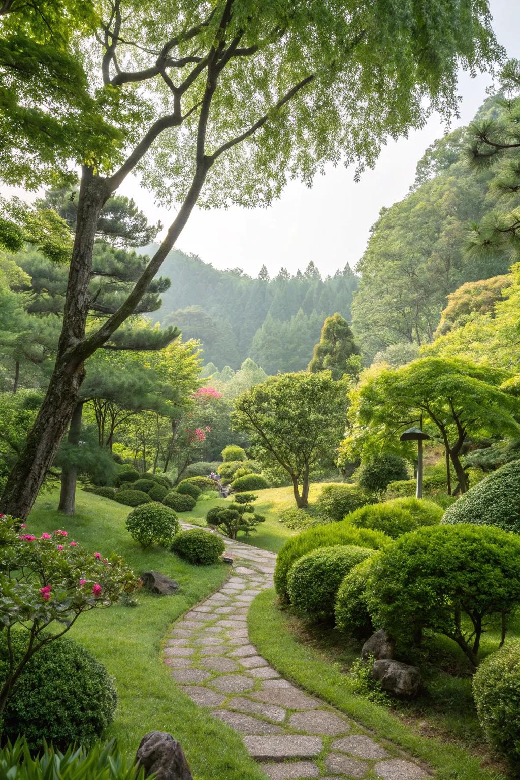 A green oasis perfect for peaceful tea moments.