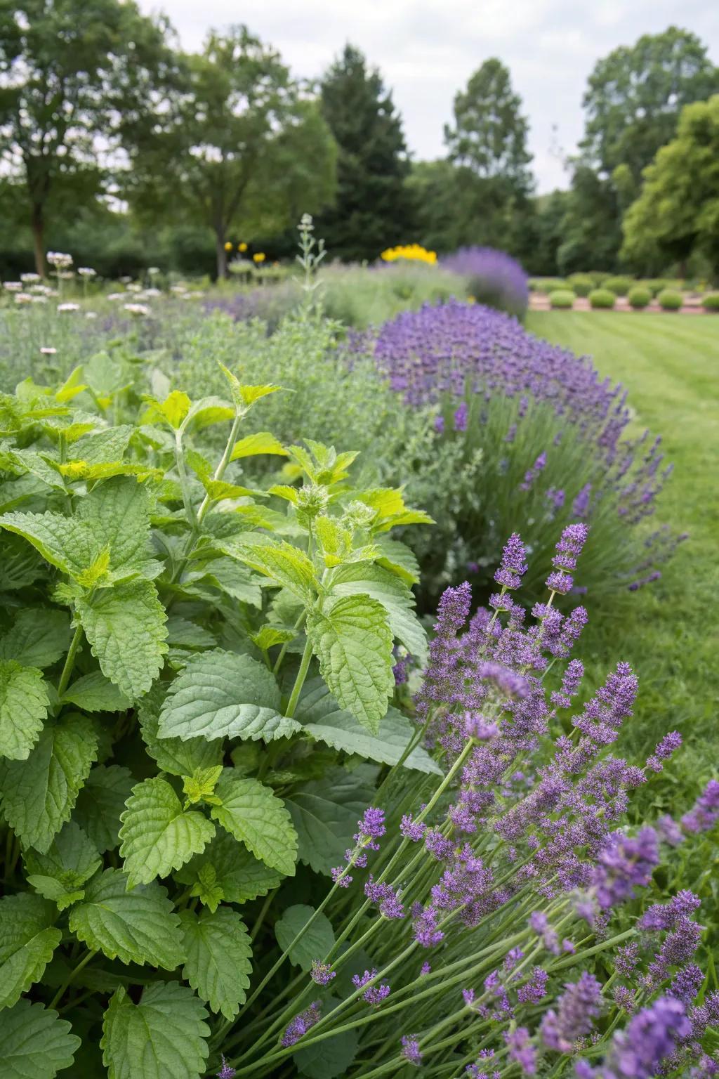Aromatic herbs enhance the sensory experience of your garden.