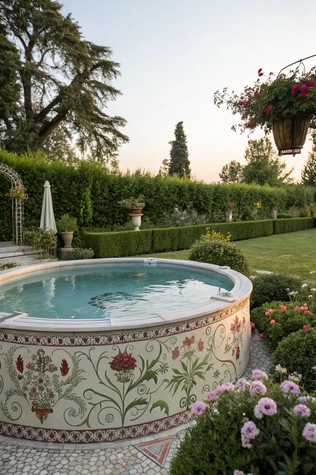 Vintage floral motifs offer a charming, nostalgic feel.