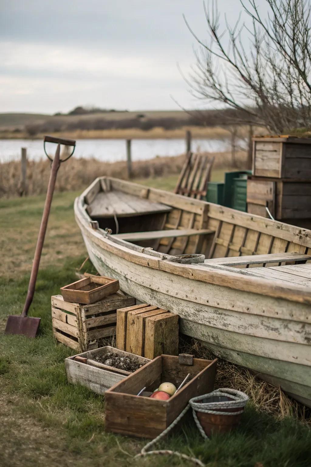 Rustic charm with a farmhouse style