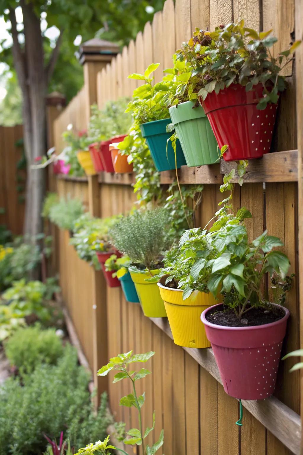 Vertical gardens are a space-saving wonder.