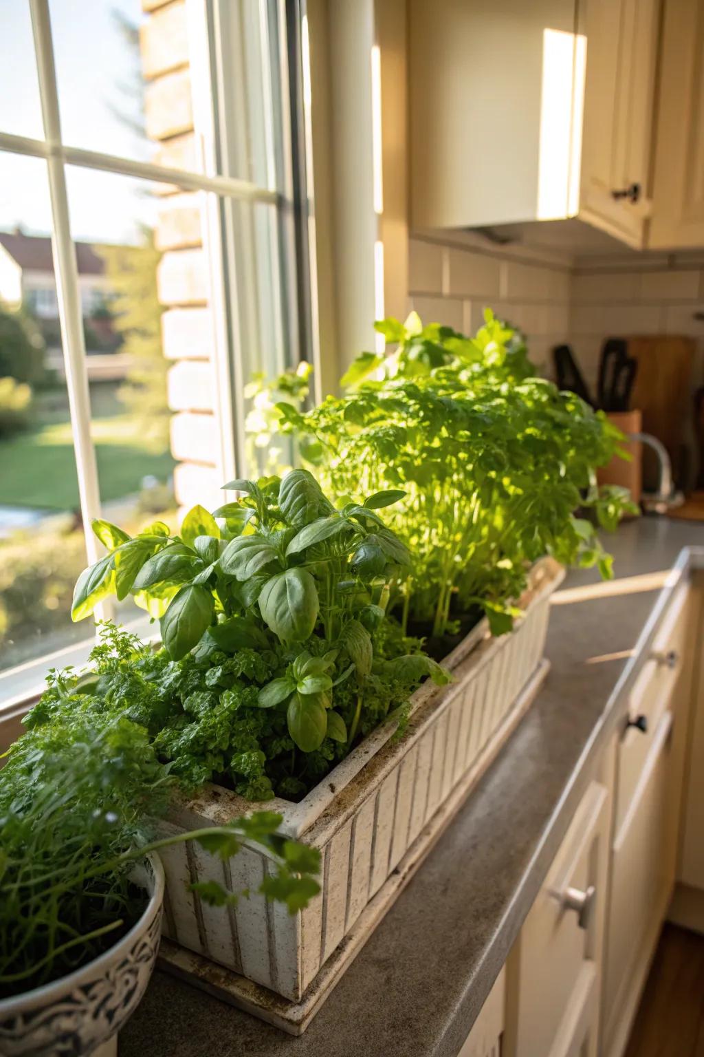 Window boxes bring the garden right to your window.