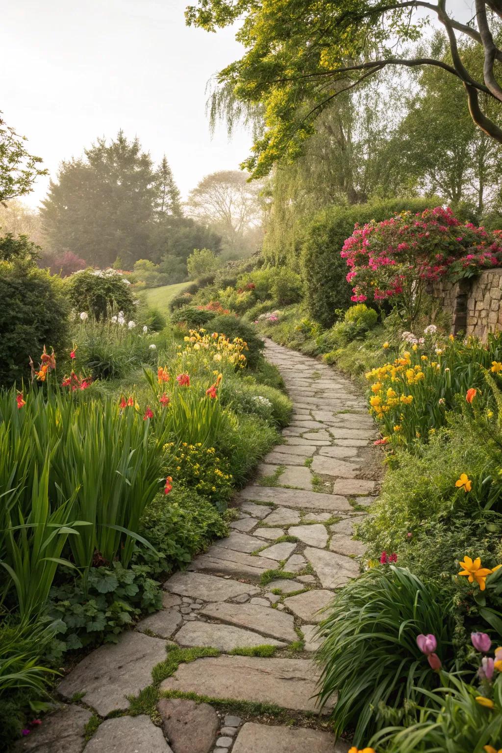 Natural pathways invite exploration and enjoyment.