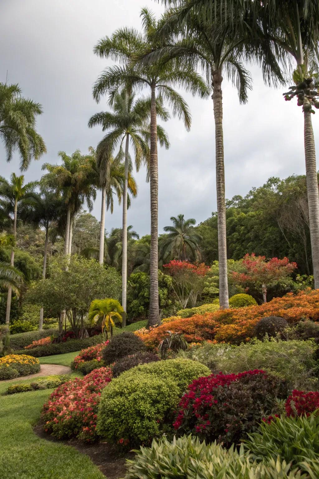 Create depth with layered planting.