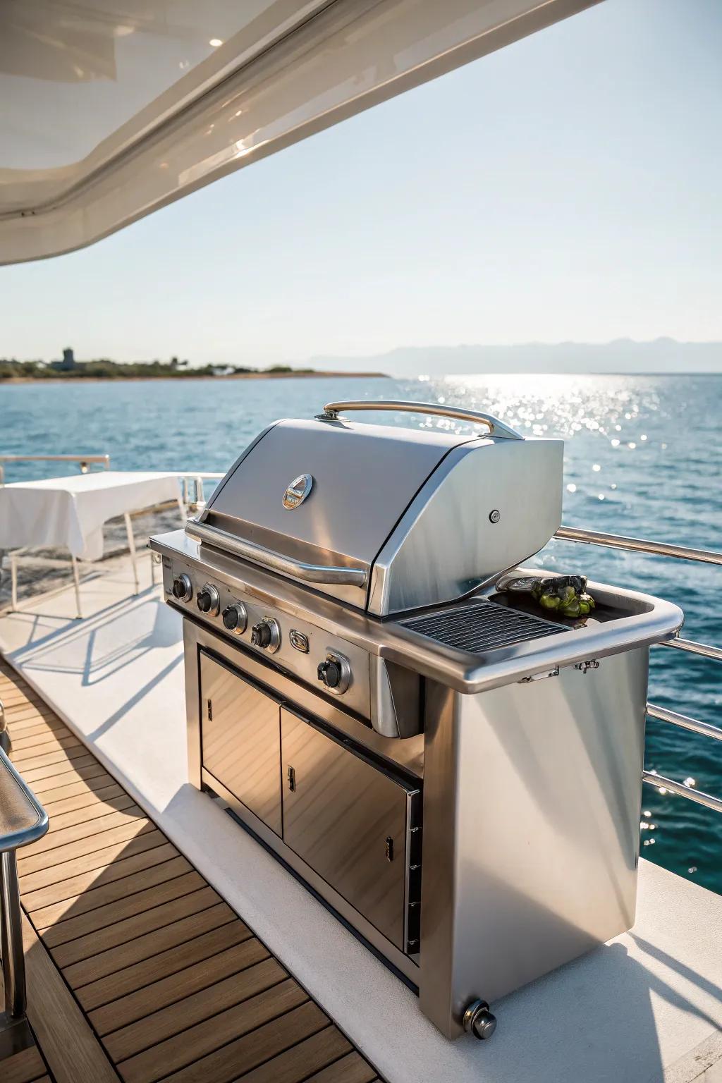 Stainless steel grills are built to endure the toughest conditions.