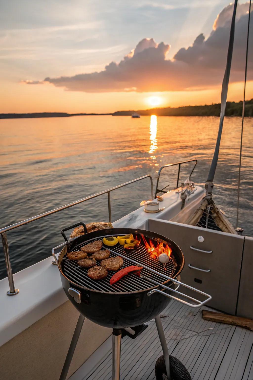Grill with a view and savor the beauty of nature.
