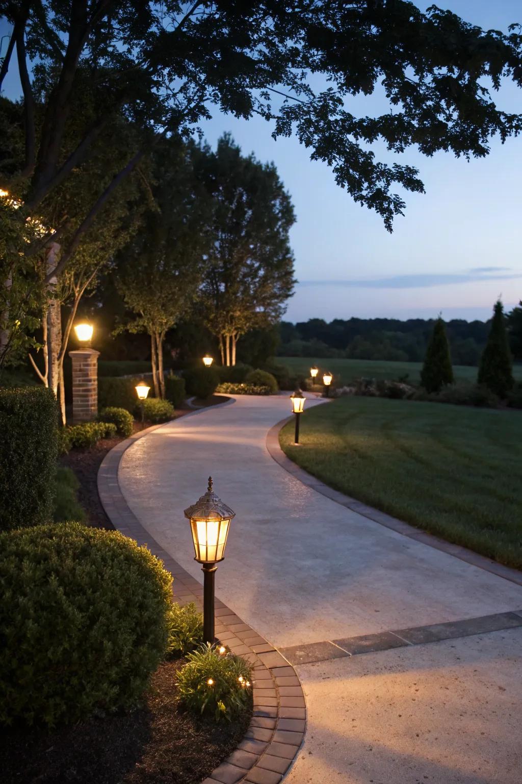 Illuminate your path with subtle, stylish lighting.