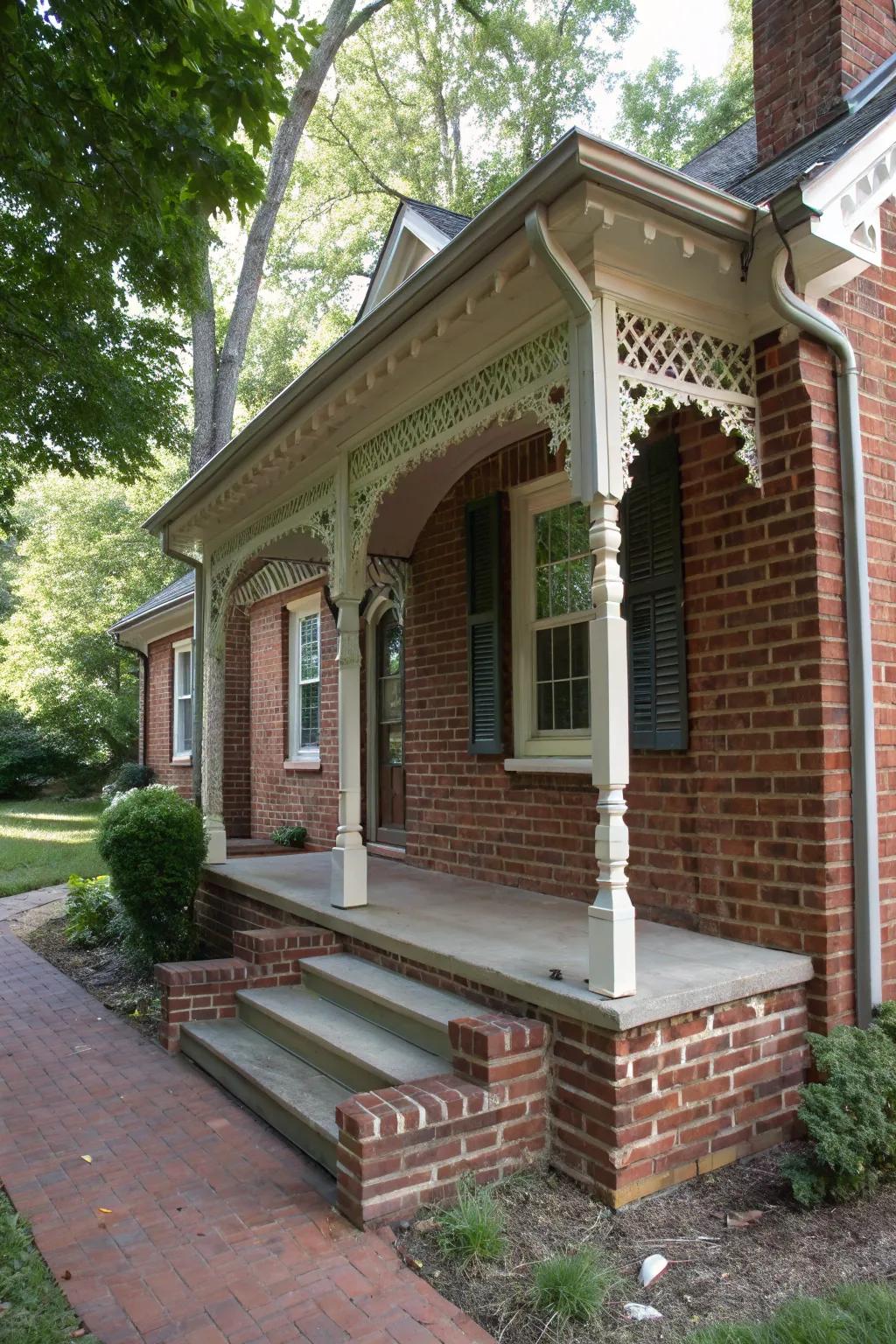 Architectural details can elevate the sophistication of your porch.