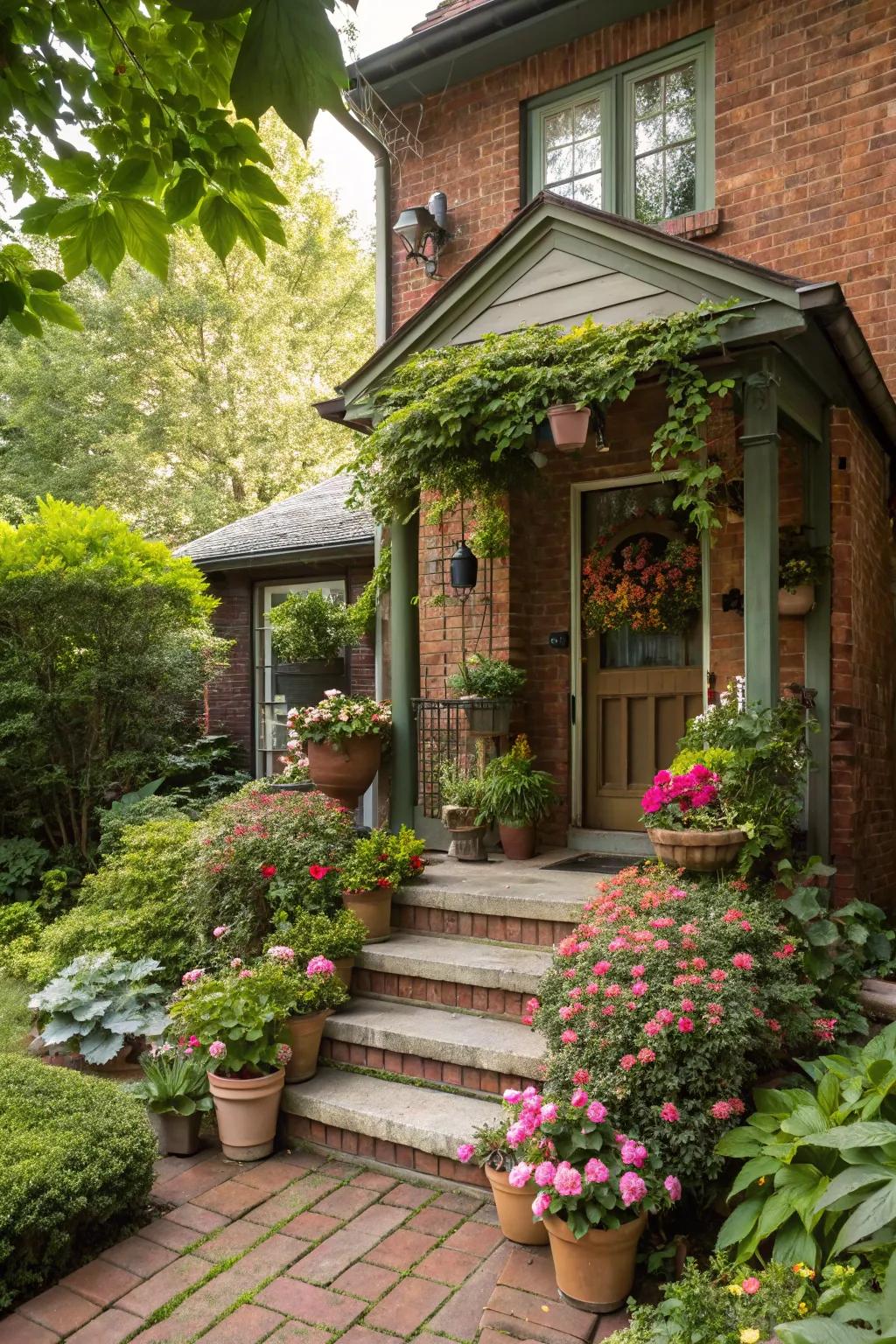 Potted plants can instantly transform your porch into a vibrant, inviting space.