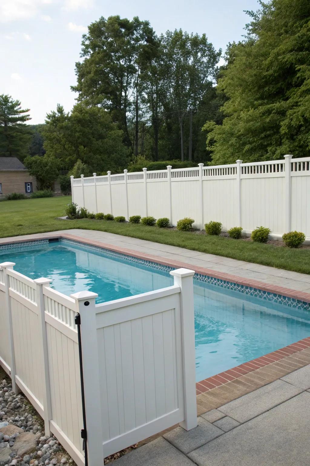 DIY-friendly kits make vinyl fence installation a breeze.