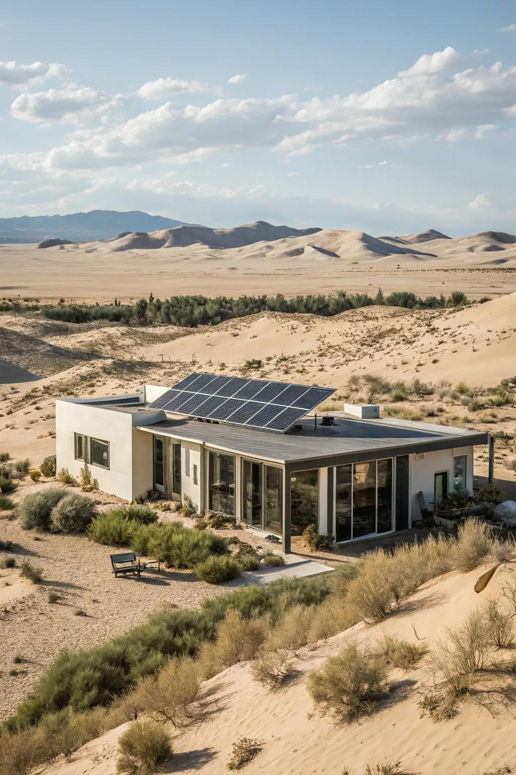 Eco-friendly features blend seamlessly with design.