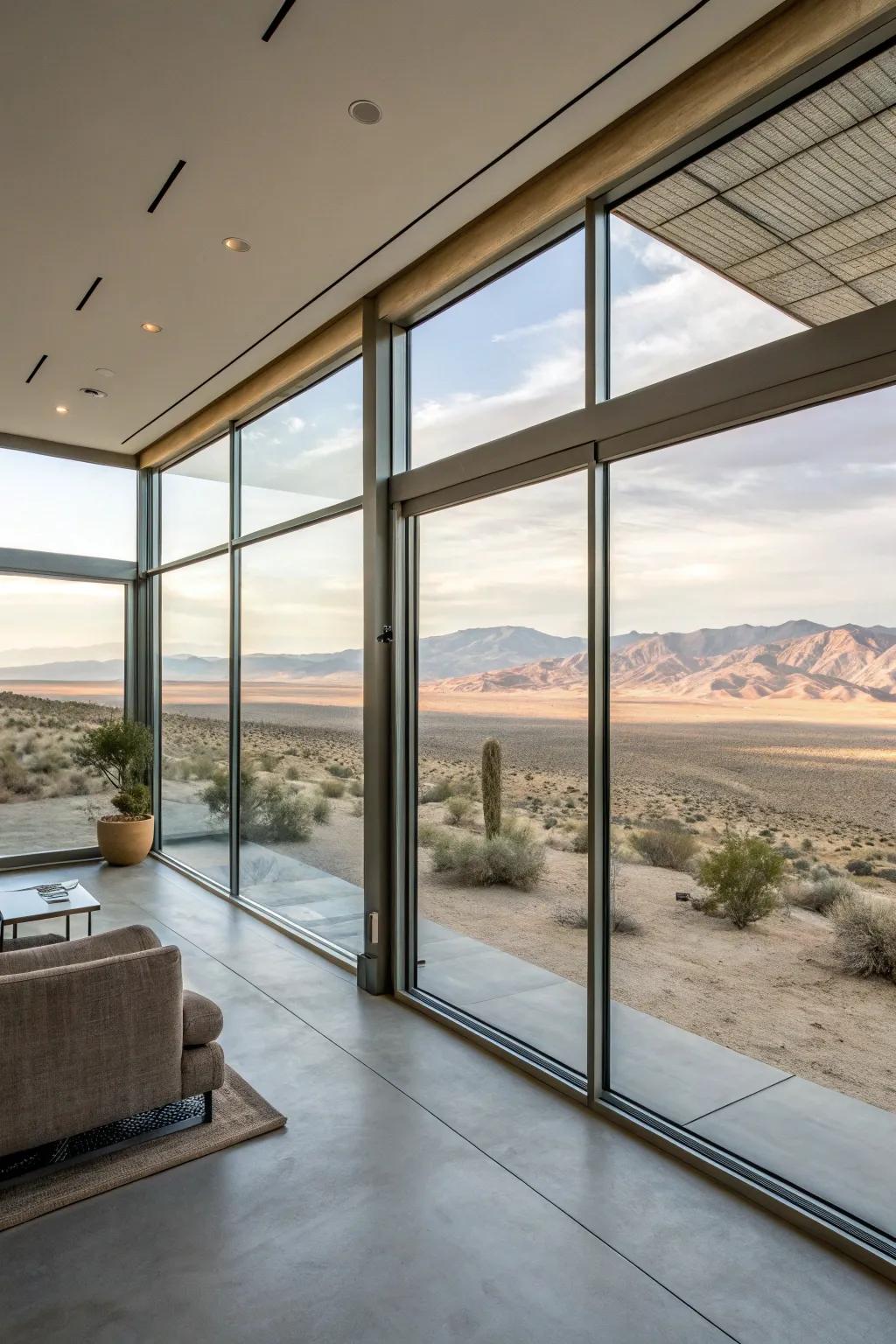 Let the desert scenery flood into your home.