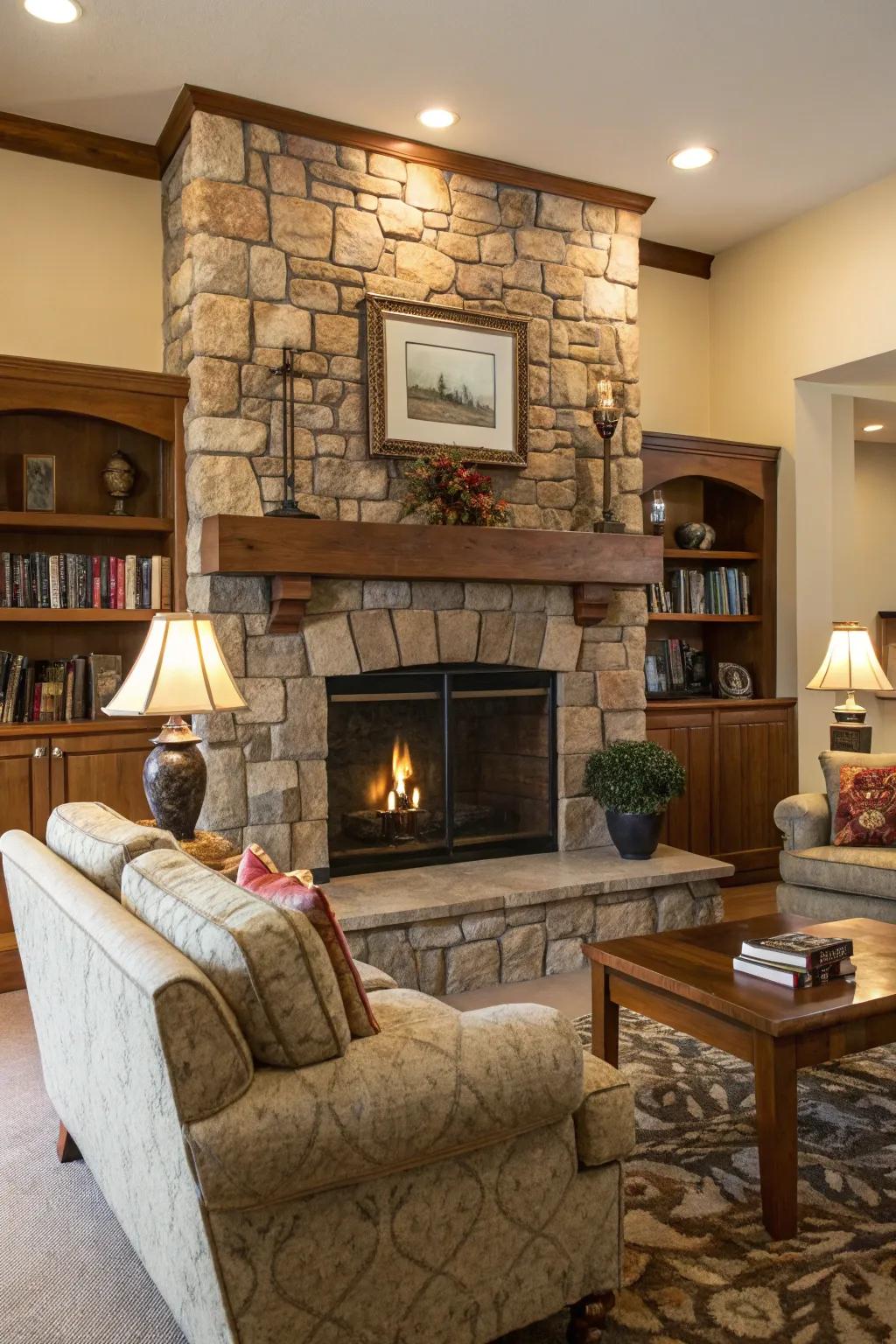 A warm gathering spot for desert evenings.