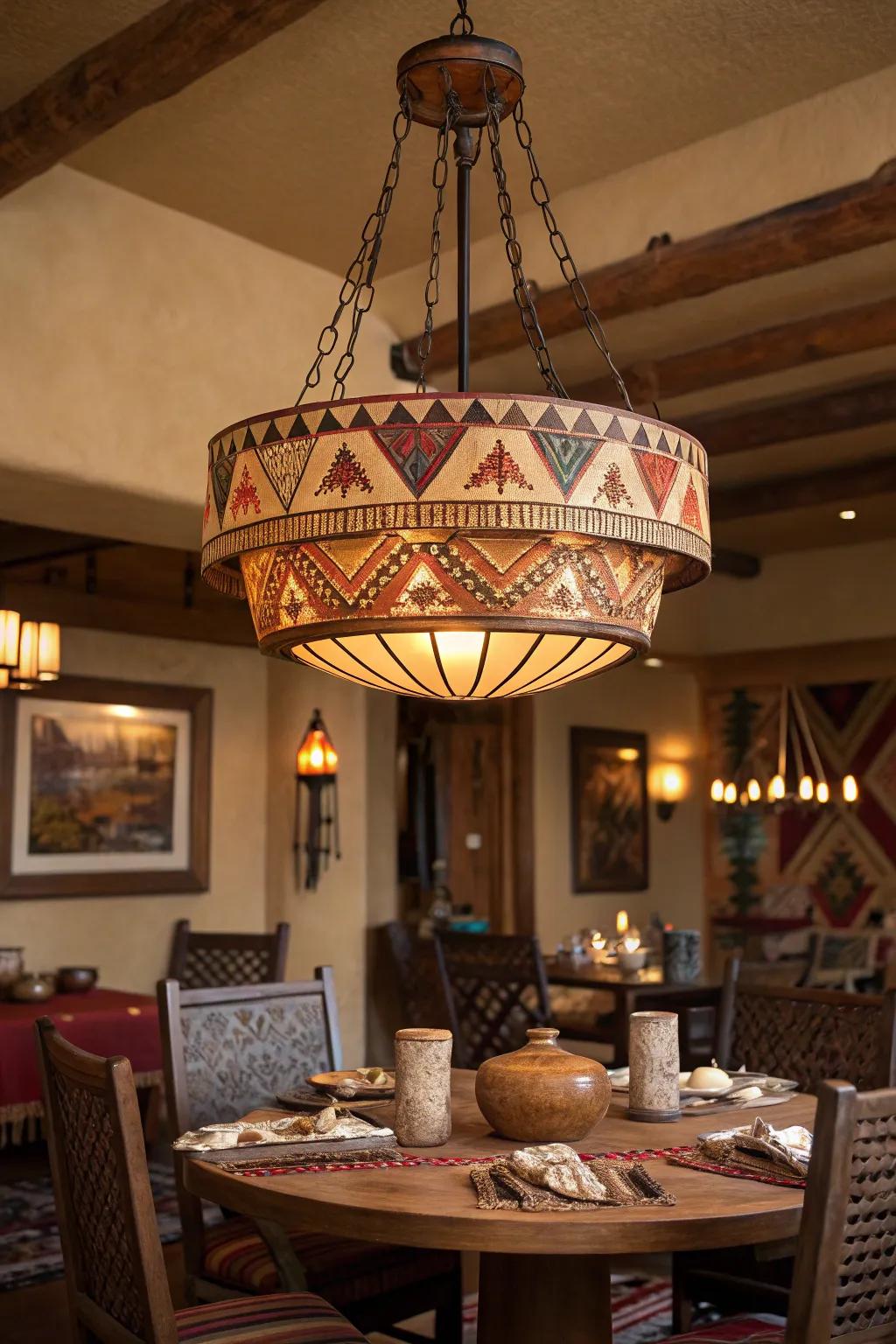 Lighting that doubles as an art piece.