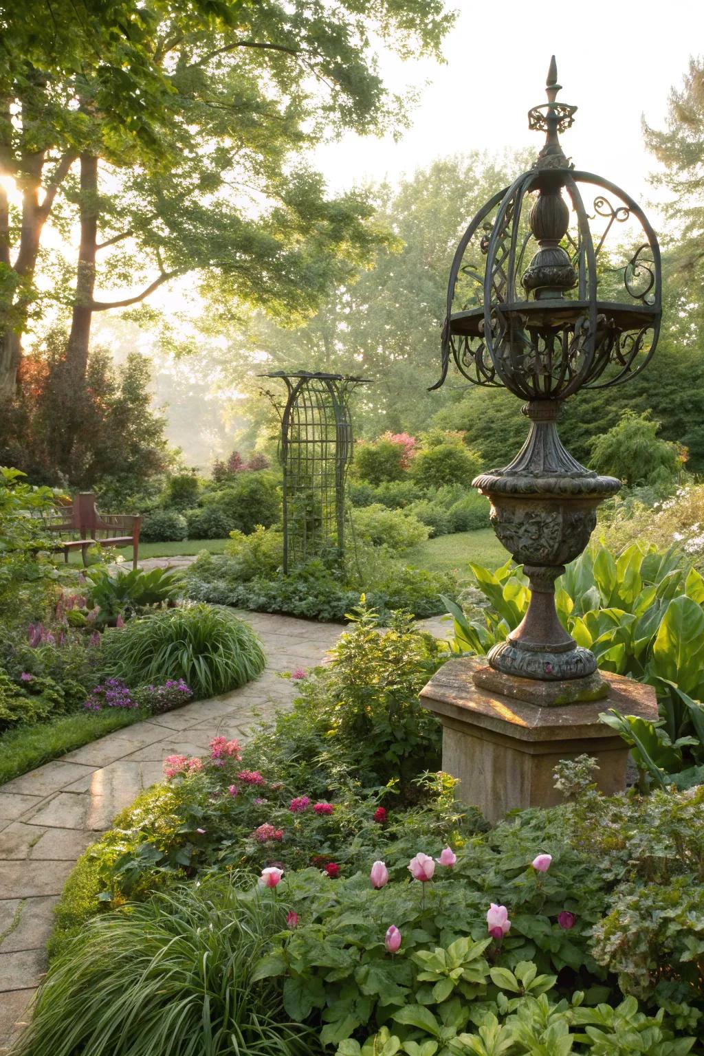 Metal elements add sophistication and a modern touch.