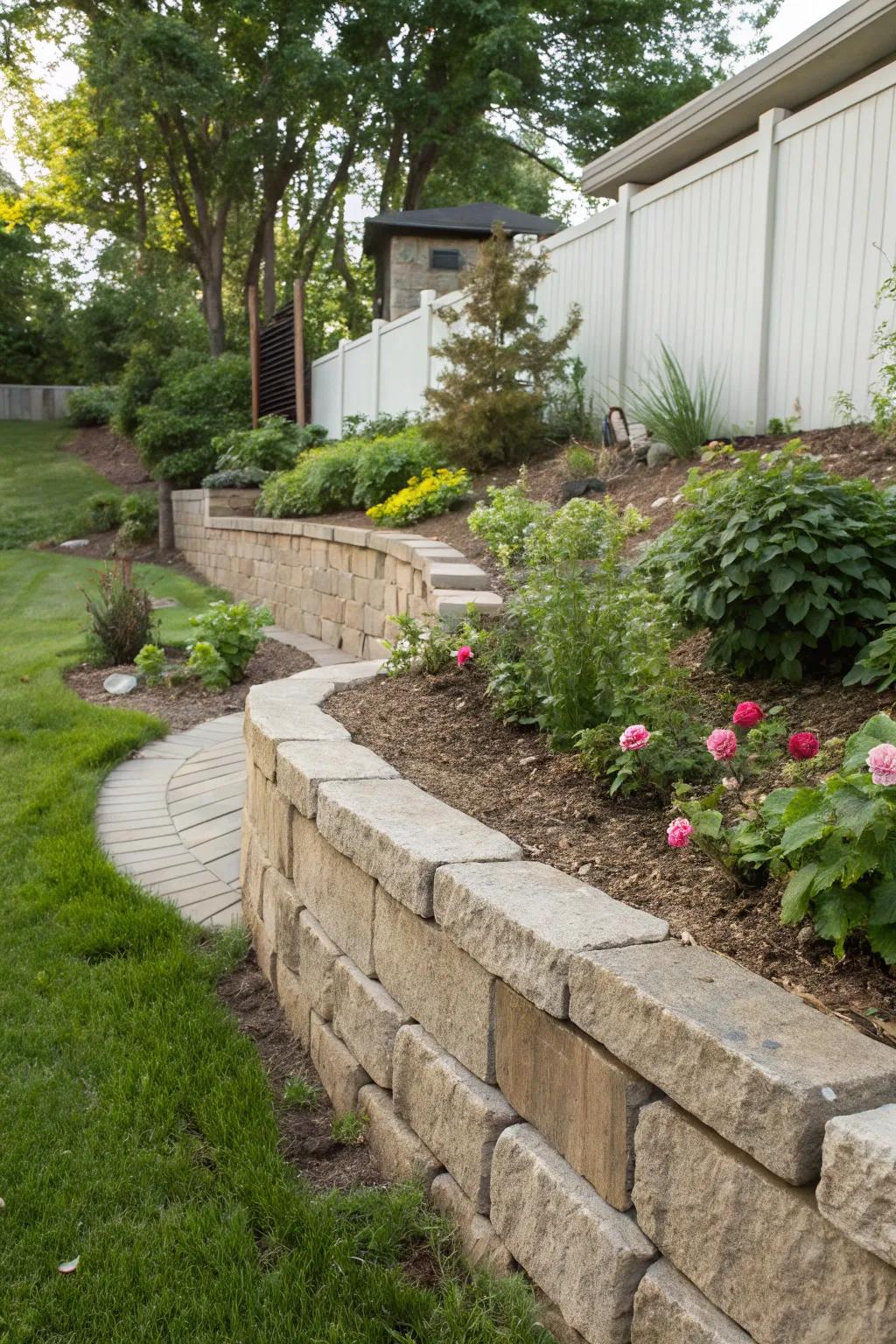 DIY garden walls are perfect for weekend projects.