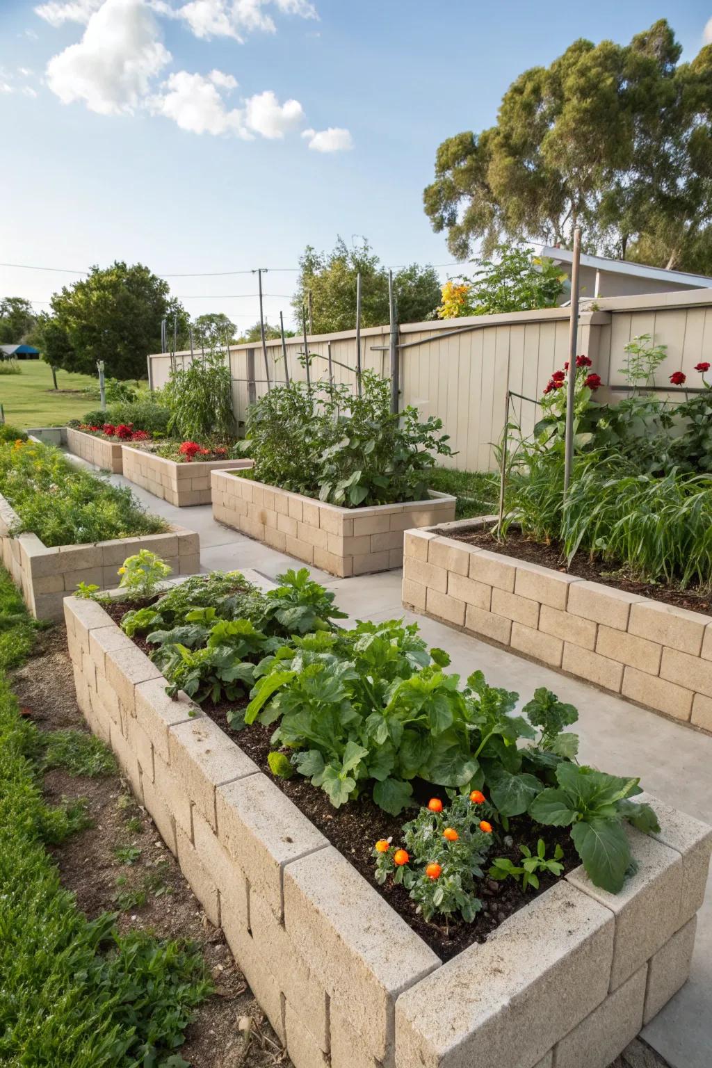 Raised planters bring your garden to new heights.
