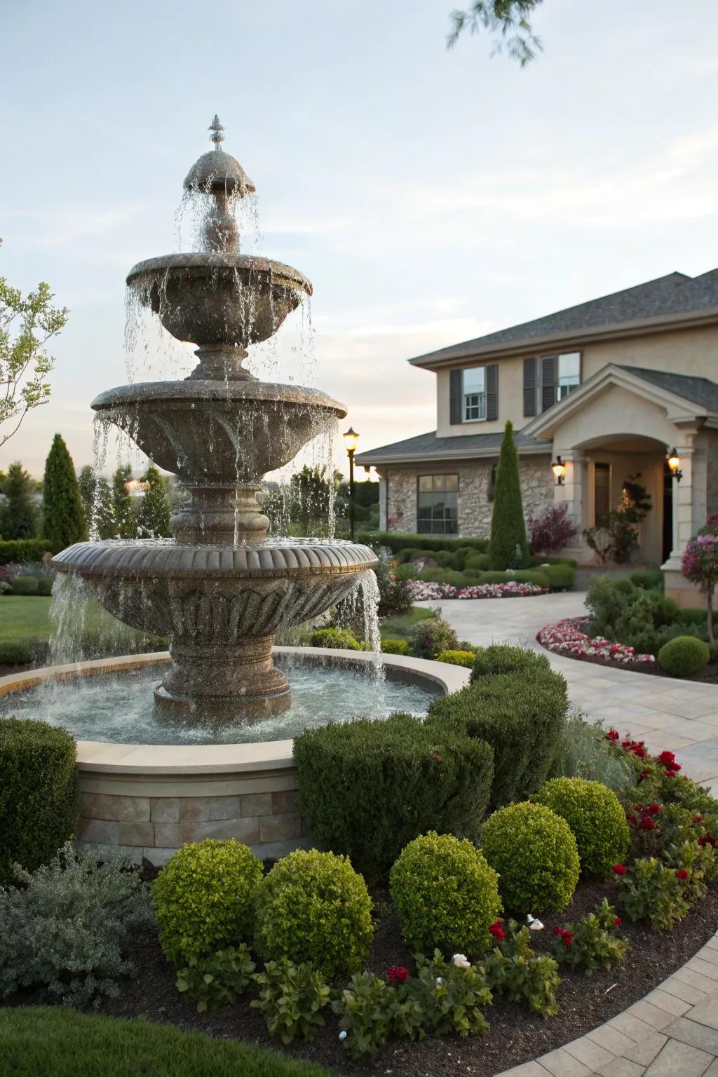 Water-inspired art adds tranquility and movement to your garden.