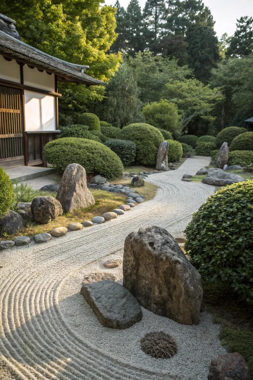 Rock gardens: Simple beauty with natural elements.