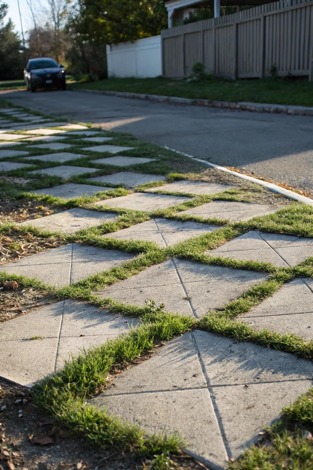 Diagonal patterns add a dynamic touch.