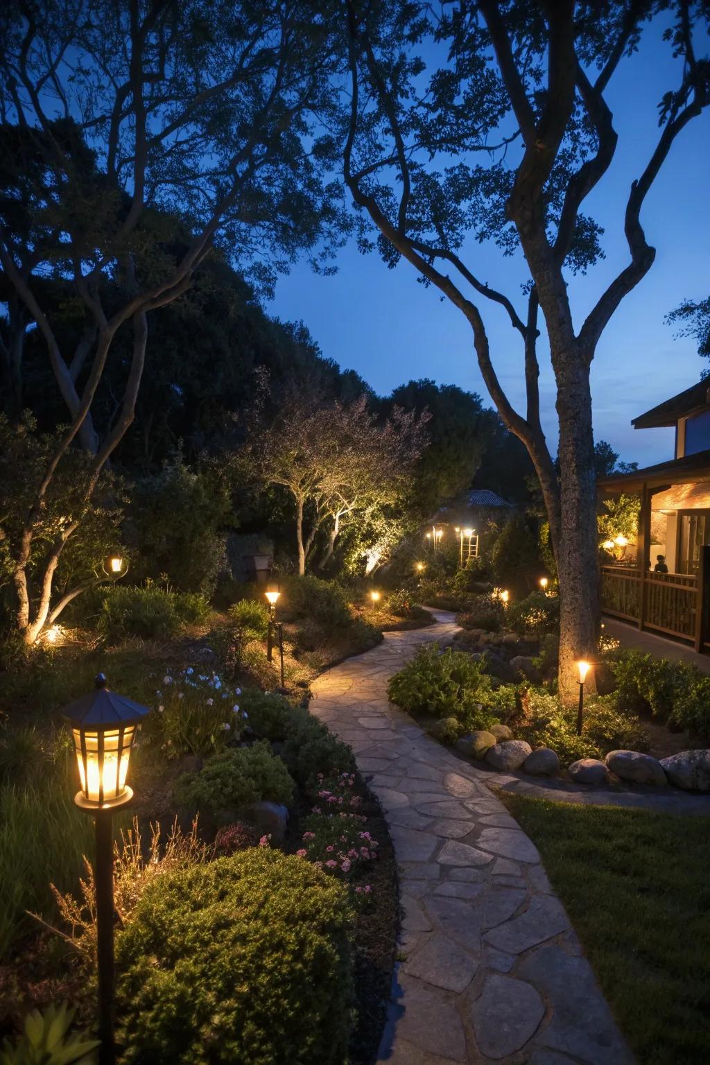 Add dimension with a mix of lighting styles.