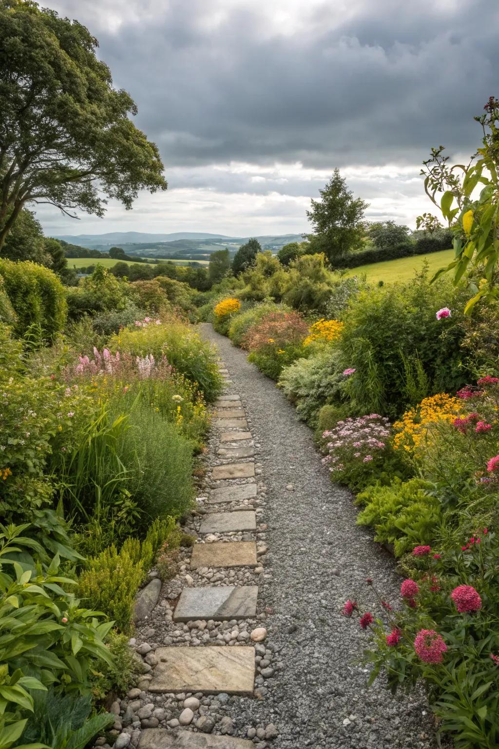 Textured materials add contrast and interest.