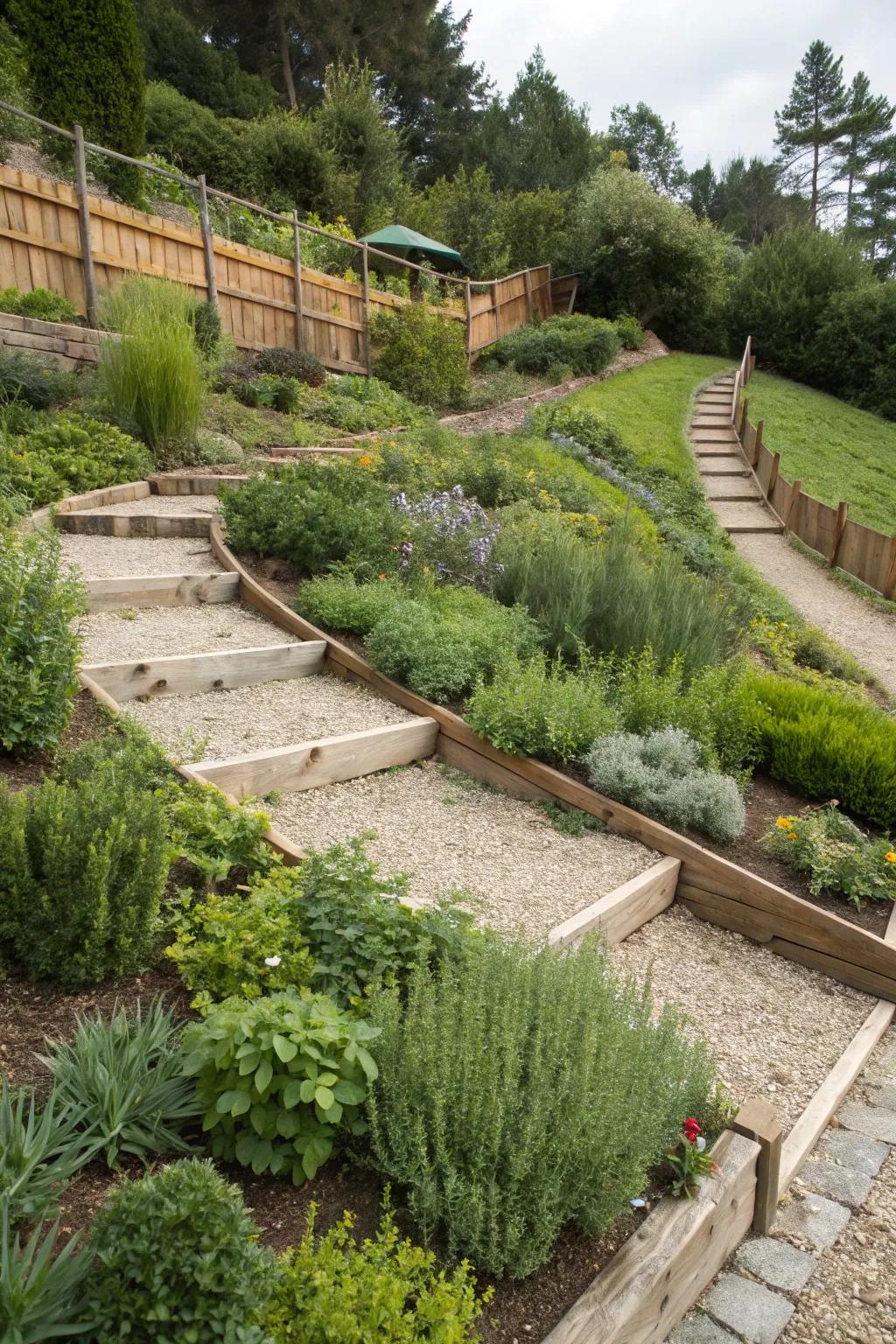 Winding pathways invite exploration and enchantment.