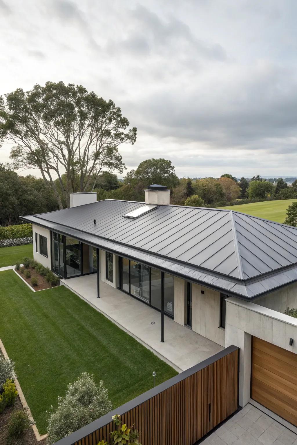 Single-ply roofing: Flexible and affordable.