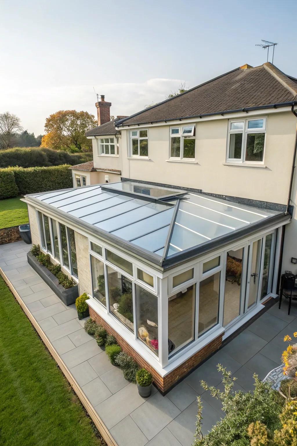 Fiberglass roofing: Lightweight and budget-friendly.