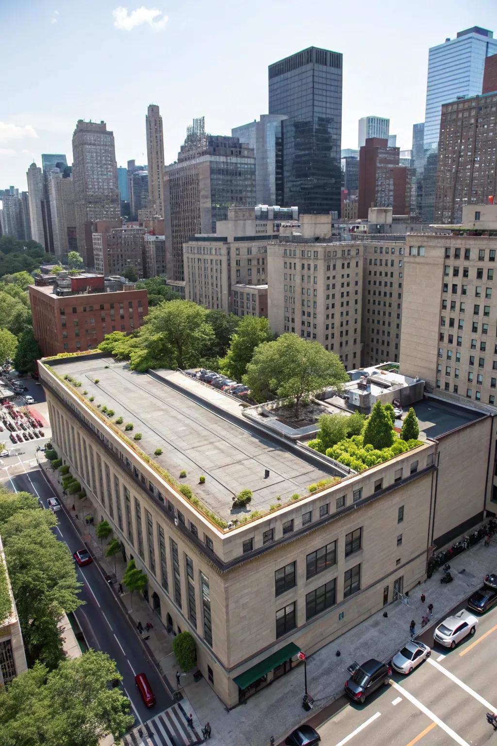 Built-up roofing: Layered protection for flat roofs.