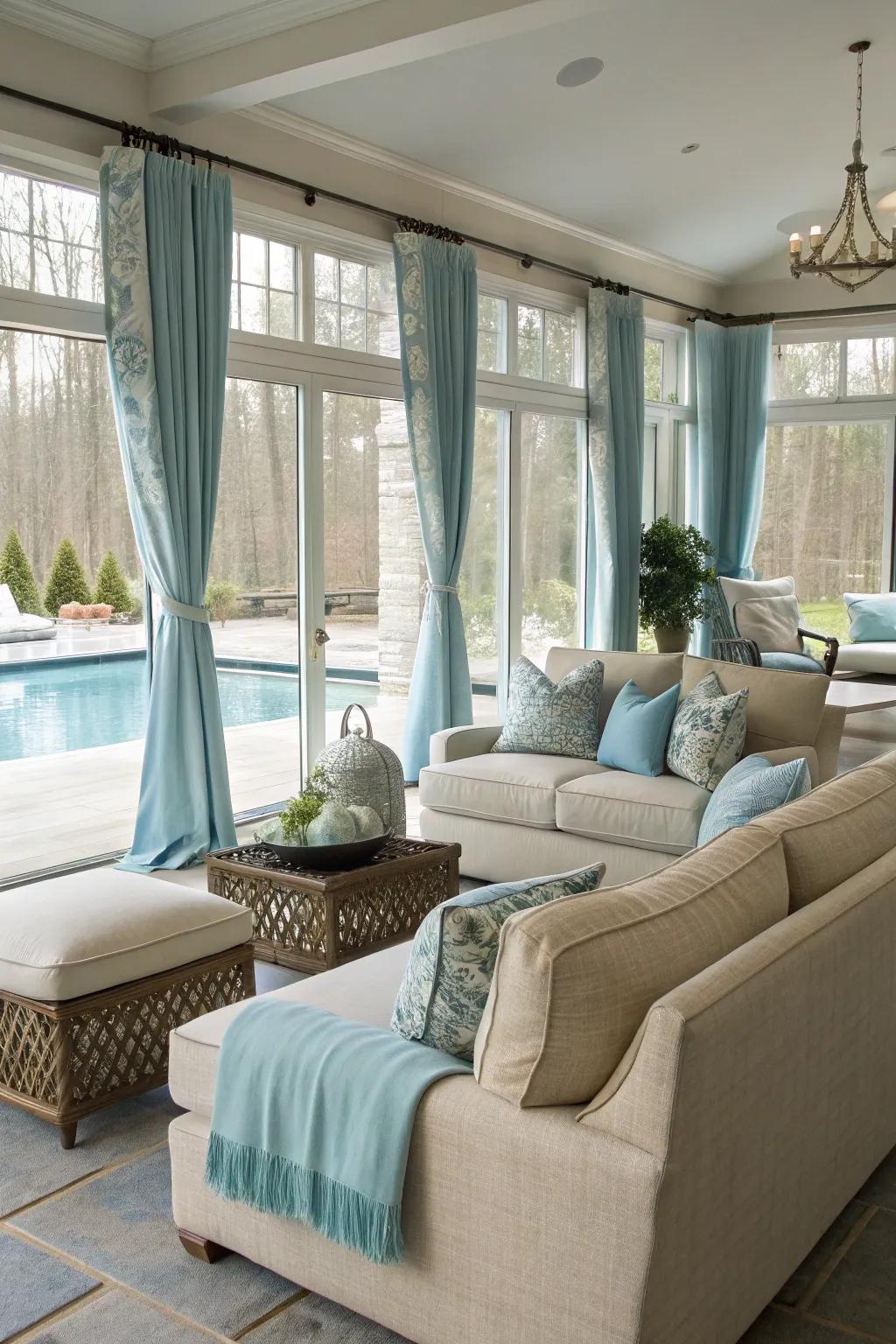 Create calm with neutral hues.