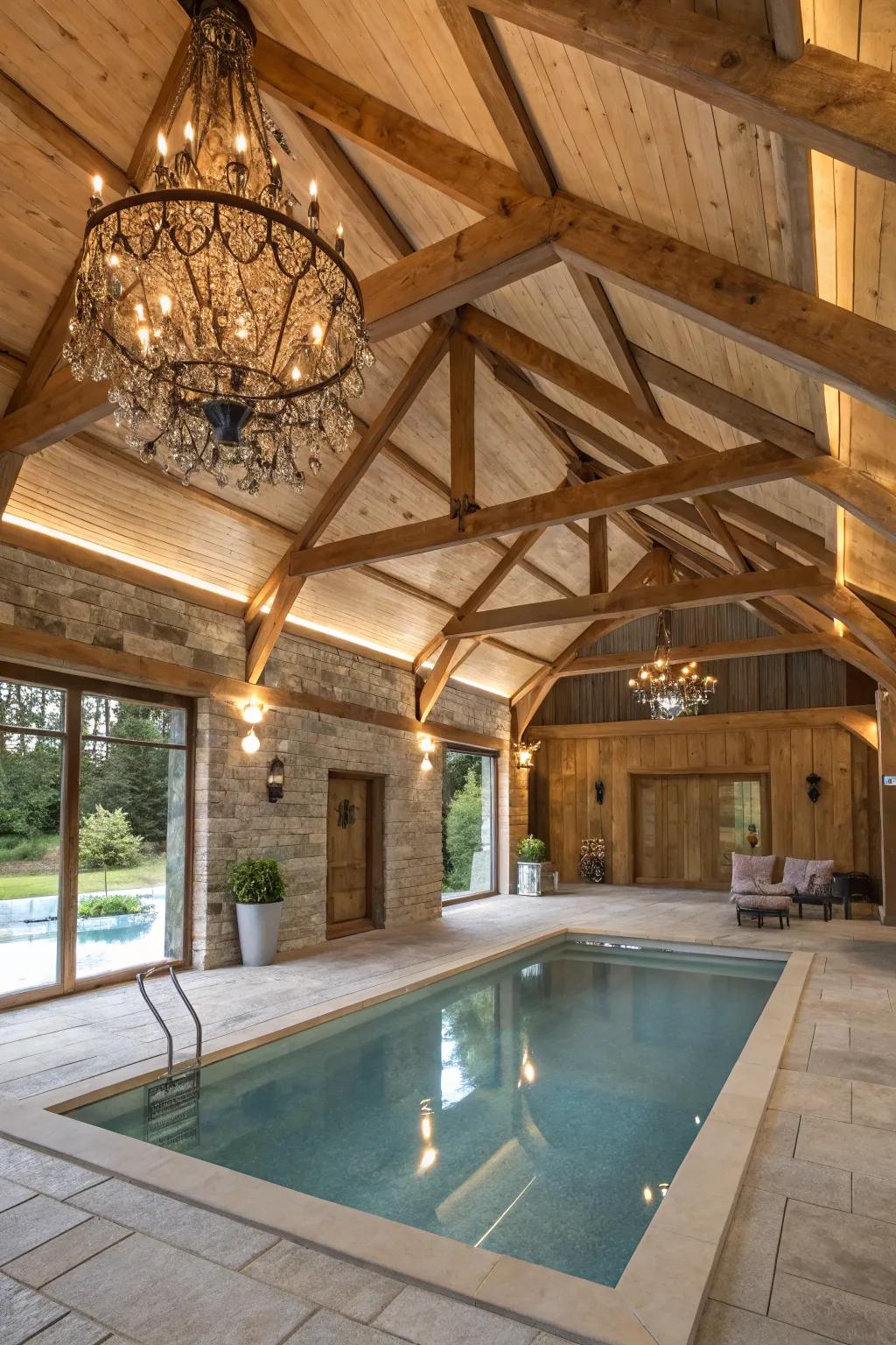 Add character with standout ceiling features.