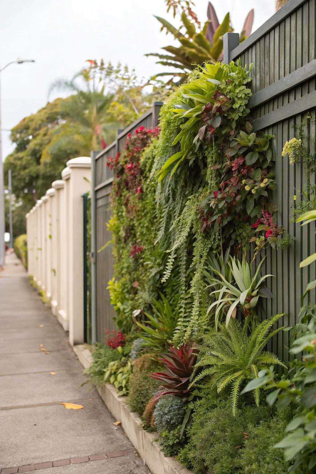 A living wall is both beautiful and beneficial for the environment.