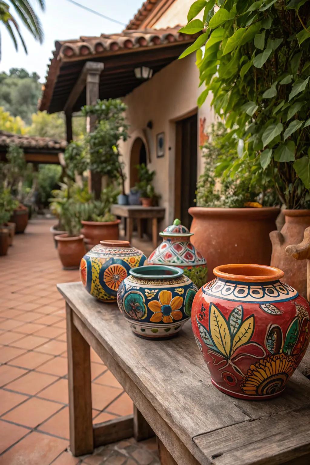 Enhance your space with handcrafted pottery.