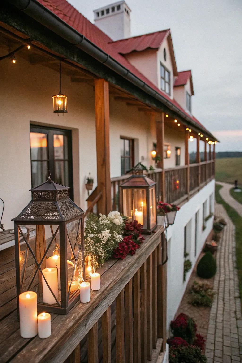 Warm lighting sets a cozy mood.