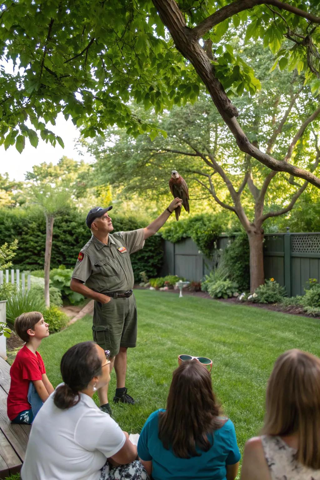 A surprise nature show adds an exciting and educational element.