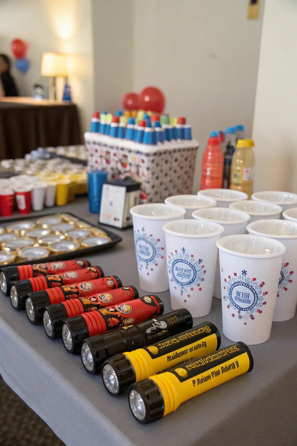 Custom party favors make guests feel appreciated and cherished.