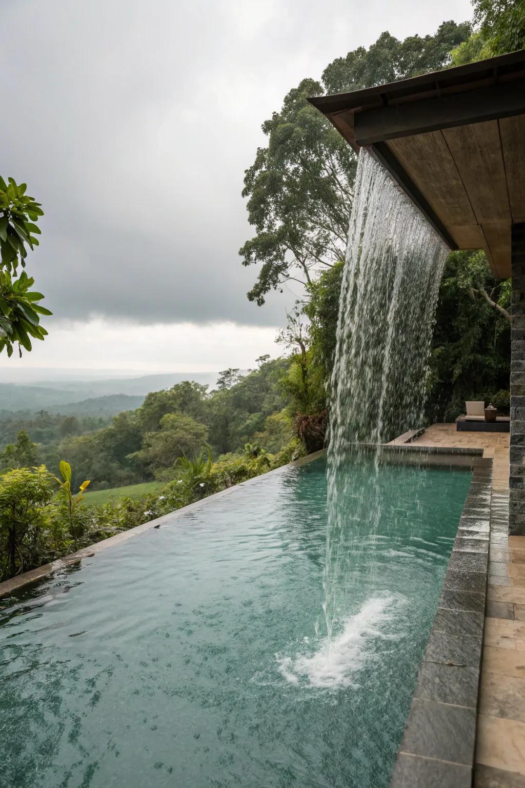 Rainfall showers add a refreshing, spa-like touch.