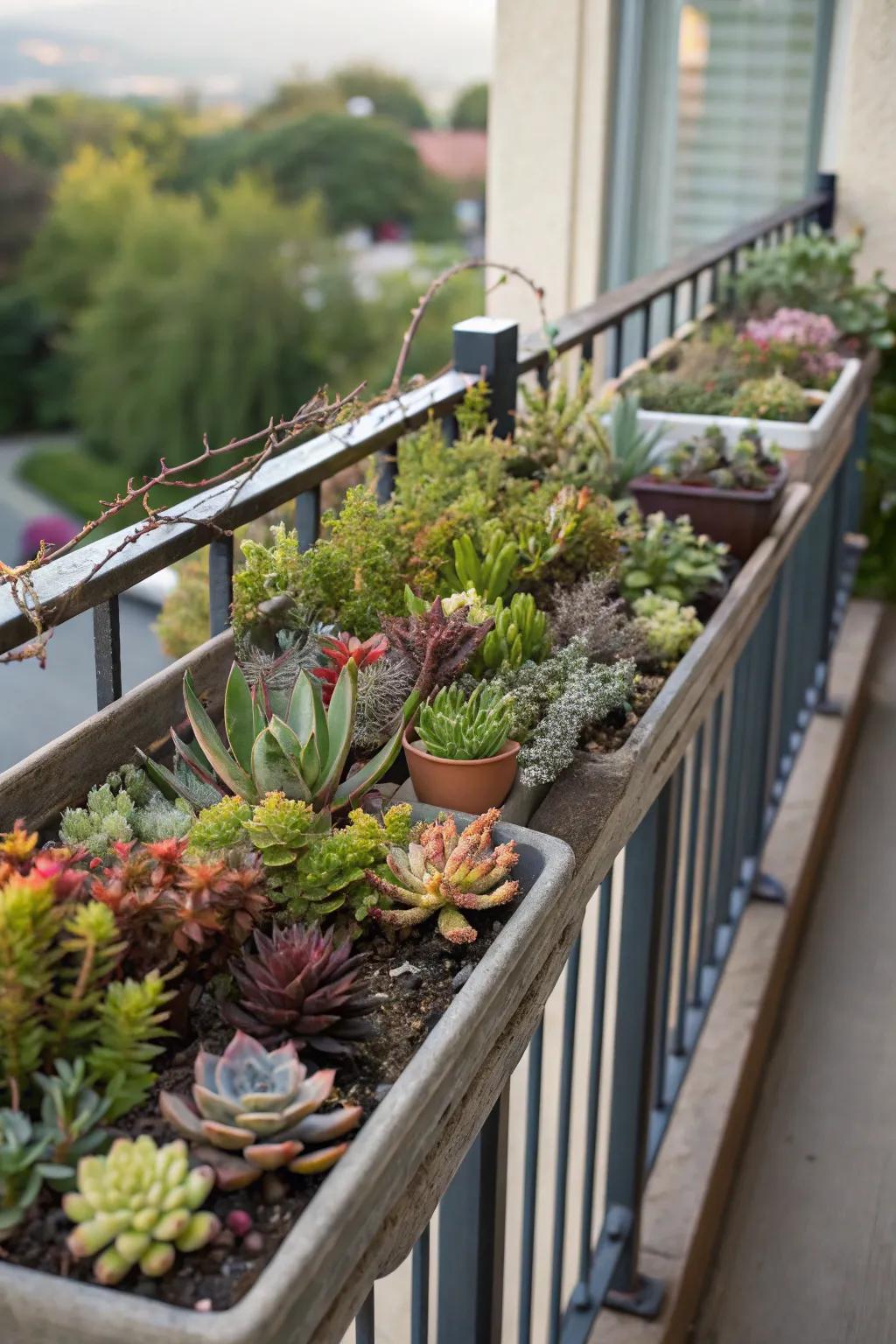 Low-maintenance beauty with a succulent paradise.