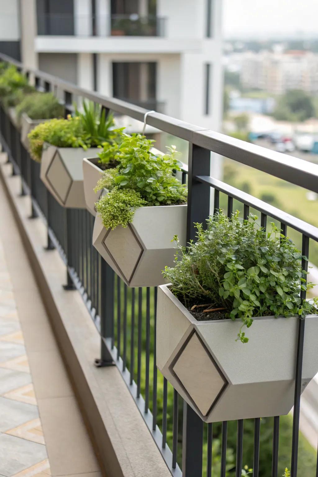 Modern elegance with bold geometric shapes.