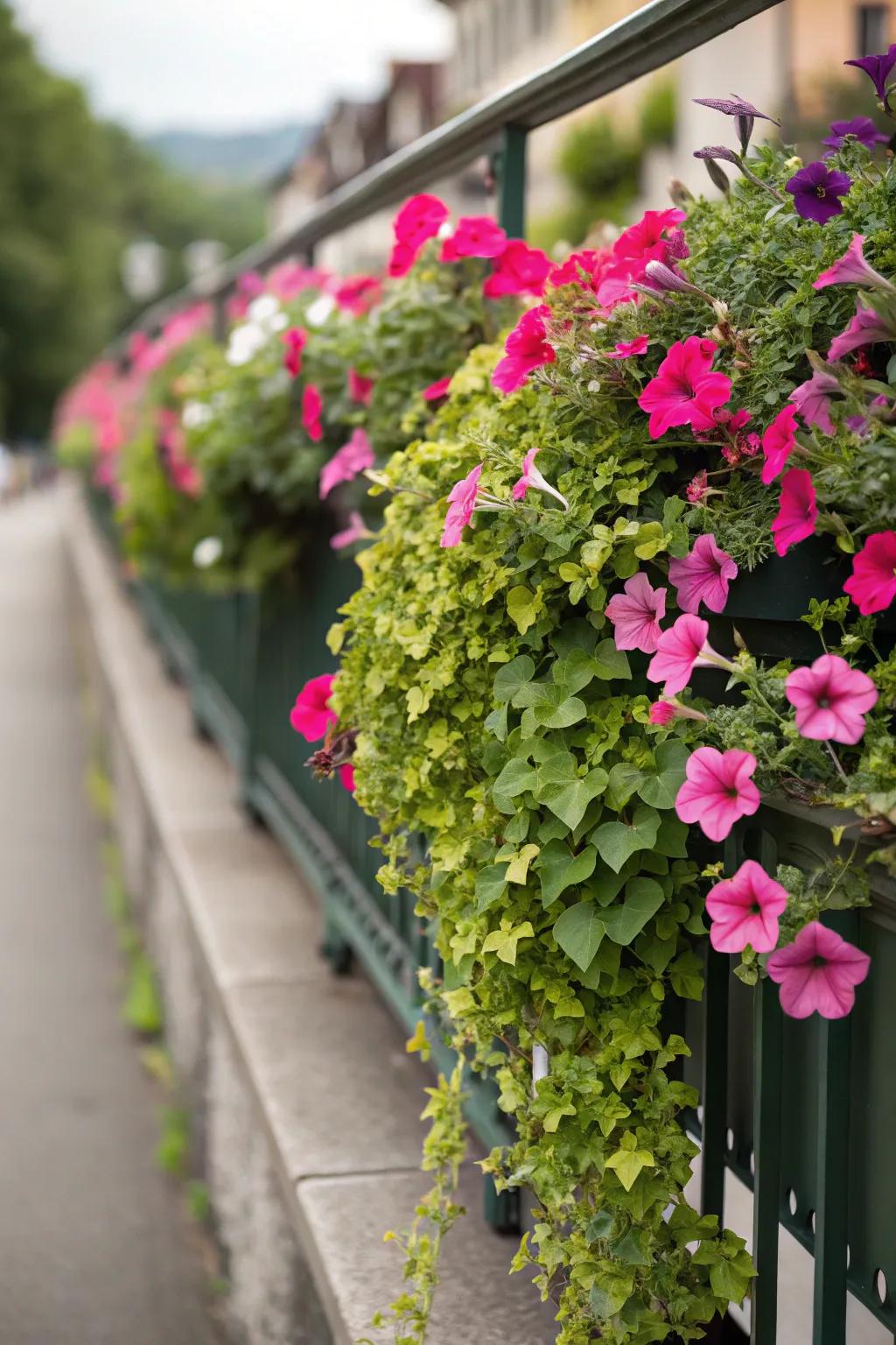 A vibrant floral cascade to brighten any space.