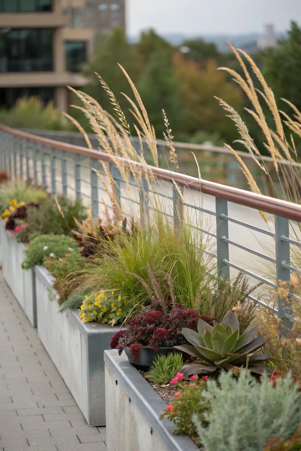 Contrast in height for an engaging visual display.