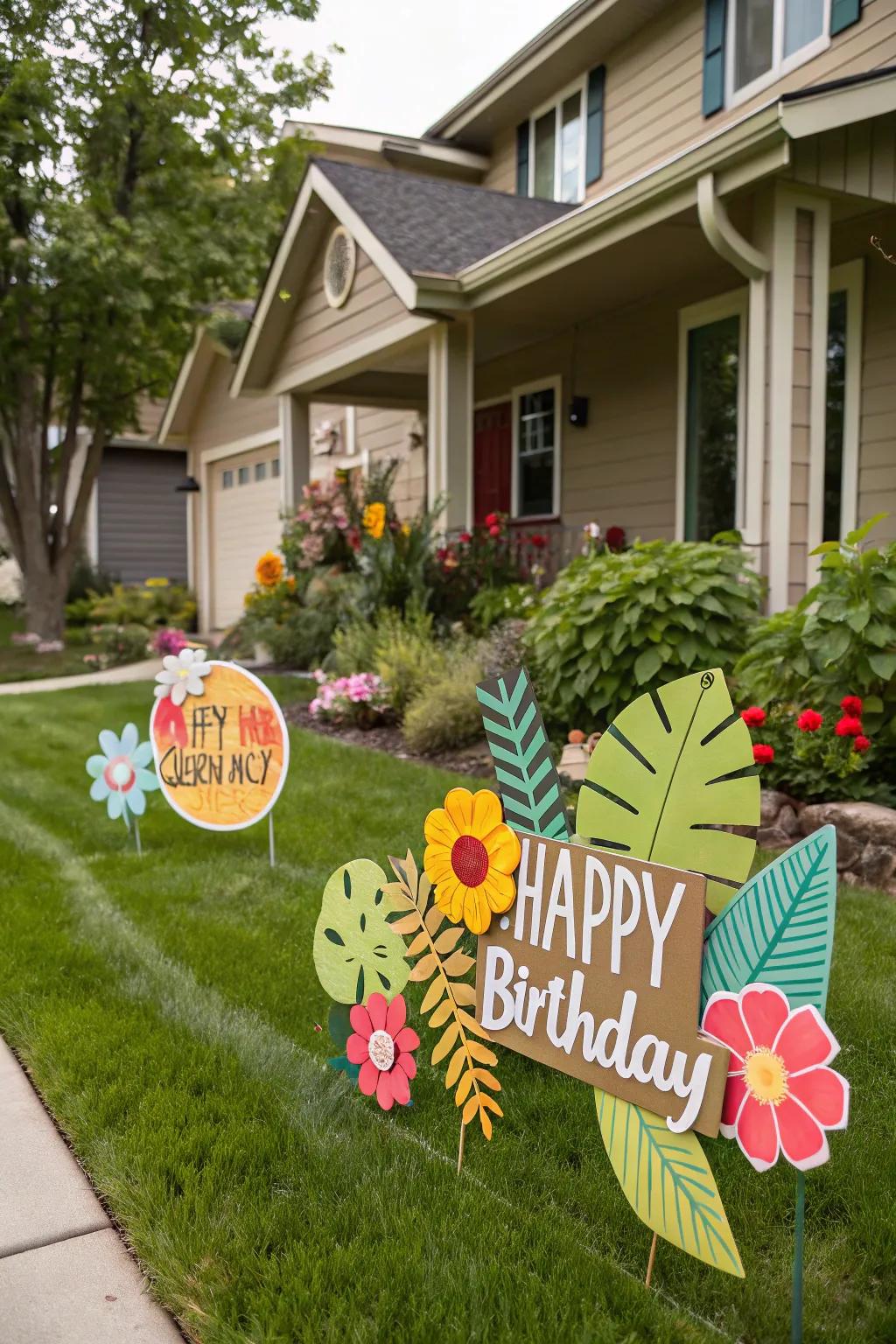 Nature-inspired decor for a harmonious look.