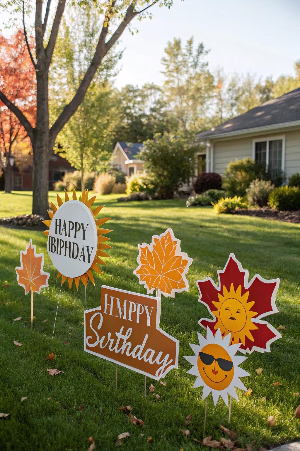 A personalized touch with the birthday person's name.