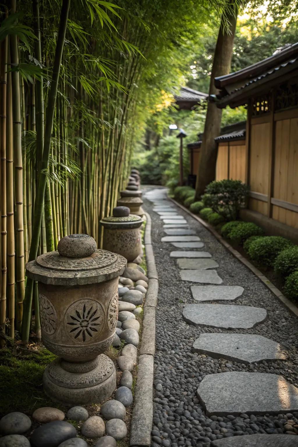 Japanese Zen for a serene garden retreat.